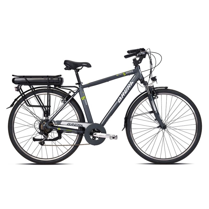 Bicicleta E-Urban City 5th Avenue Homem 28'' 7v 504Wh Brushless Antracito Tamanho L