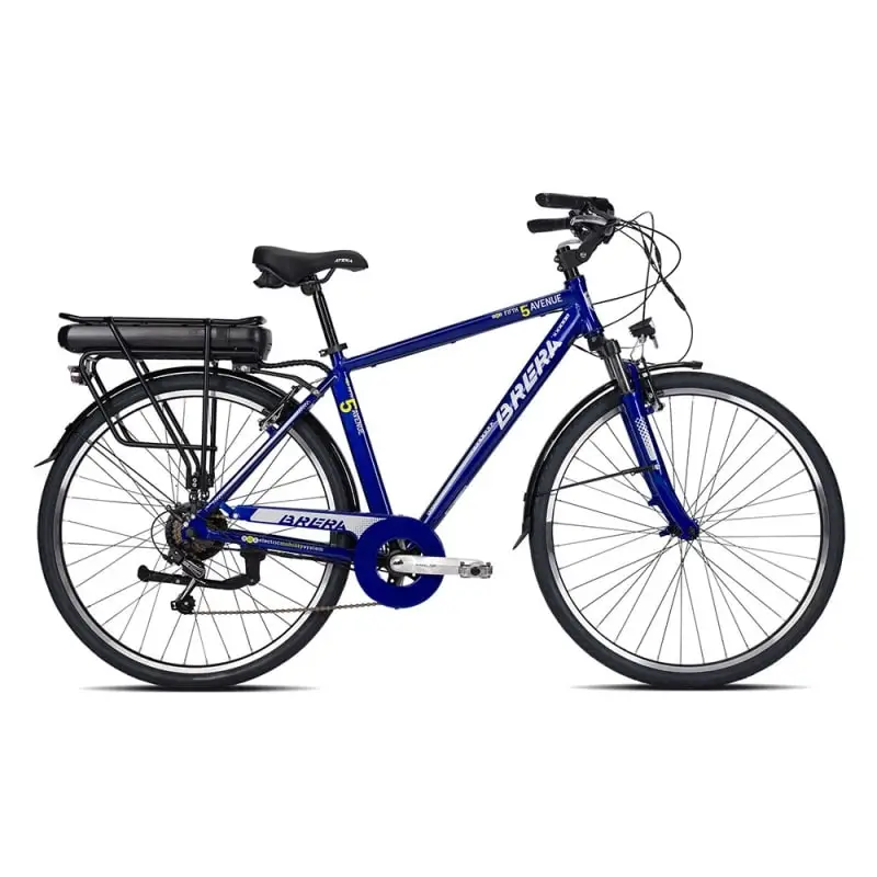 Bicicleta E-Urban City 5th Avenue Homem 28'' 7v 504Wh Brushless Azul Tamanho L - image