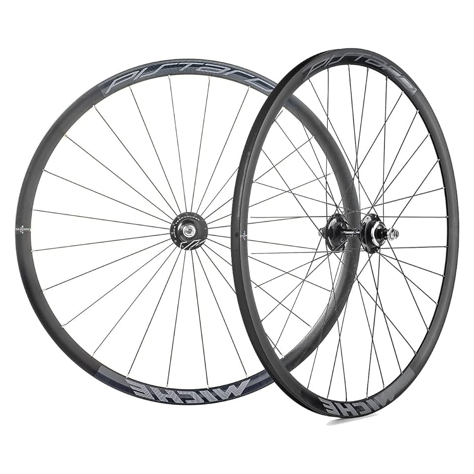 Pair of pistard WR Tubolare Pista wheels, Black