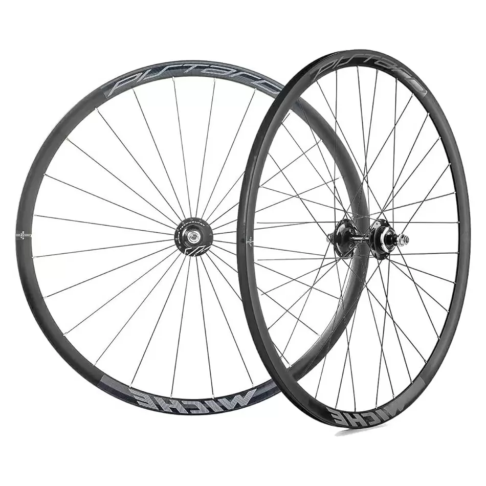 Pair of pistard WR Tubolare Pista wheels, Black - image