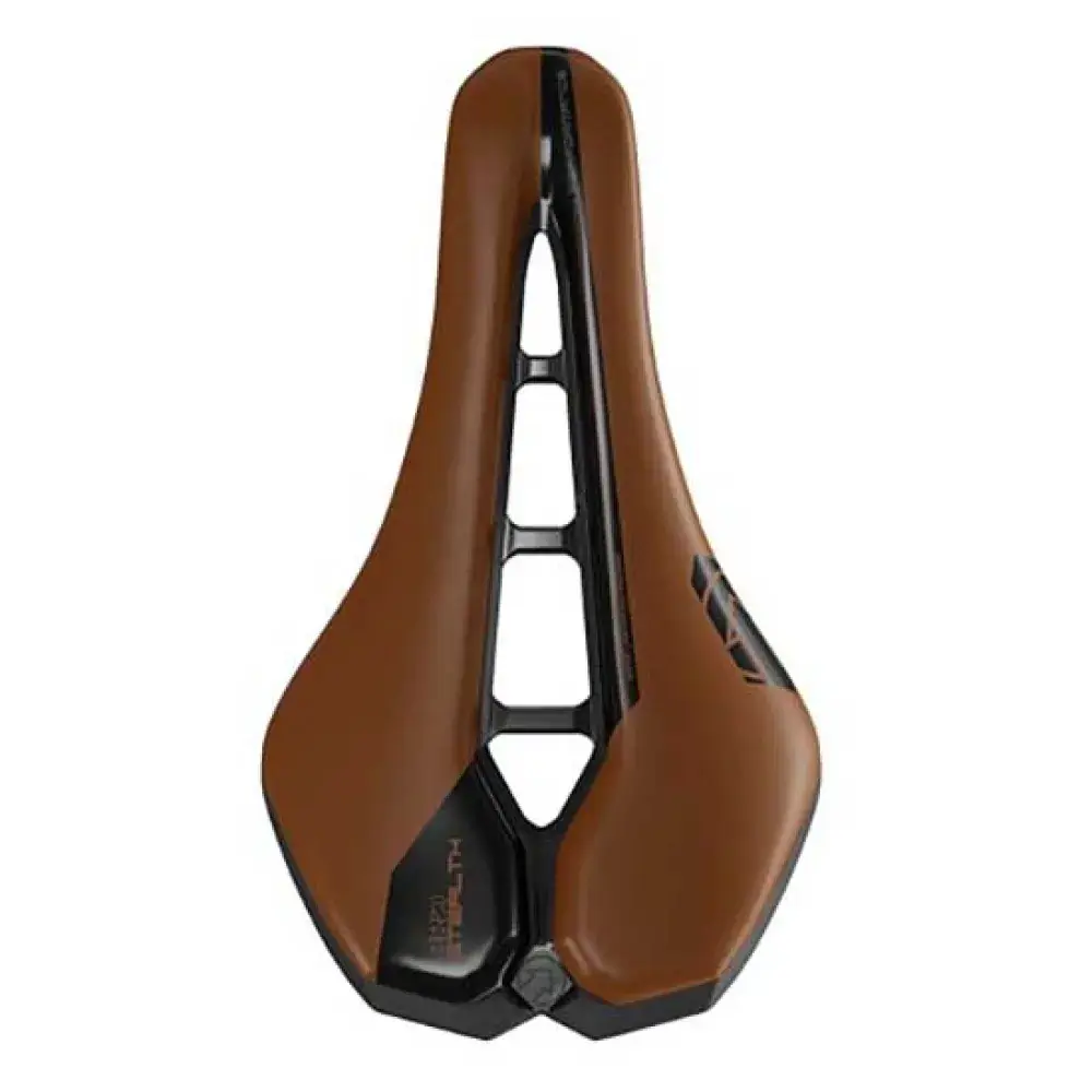 Sella Stealth Curved Performance Marrone 142mm Anatomic Fit Stainless #4