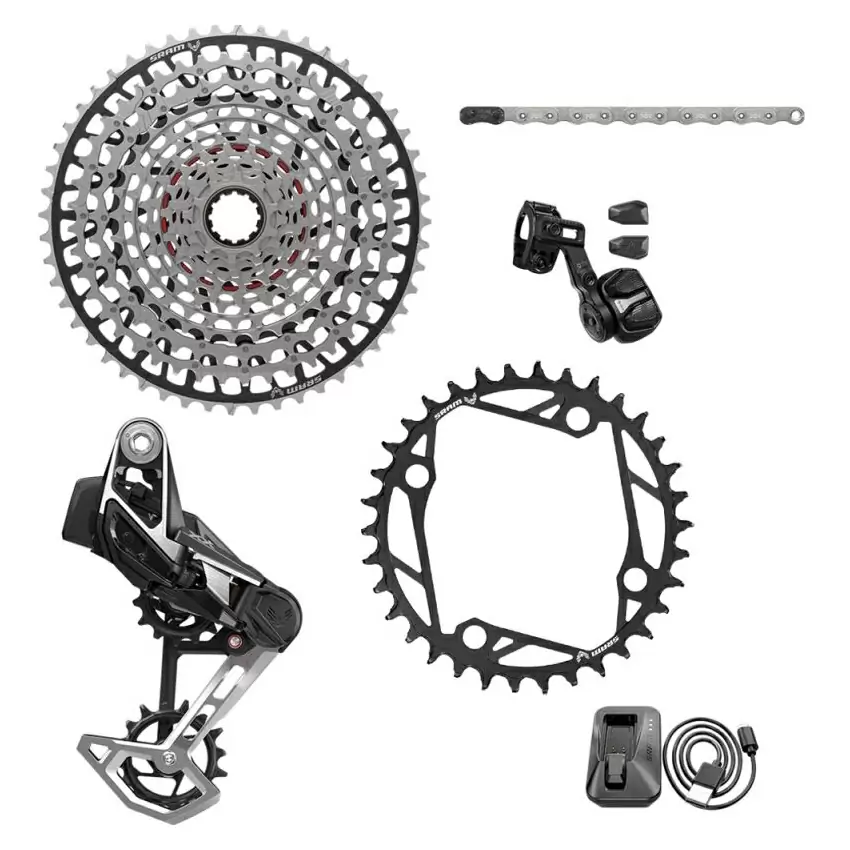 XX T-Type Eagle AXS EMTB 104mm 36t 10-52t complete ebike groupset - image