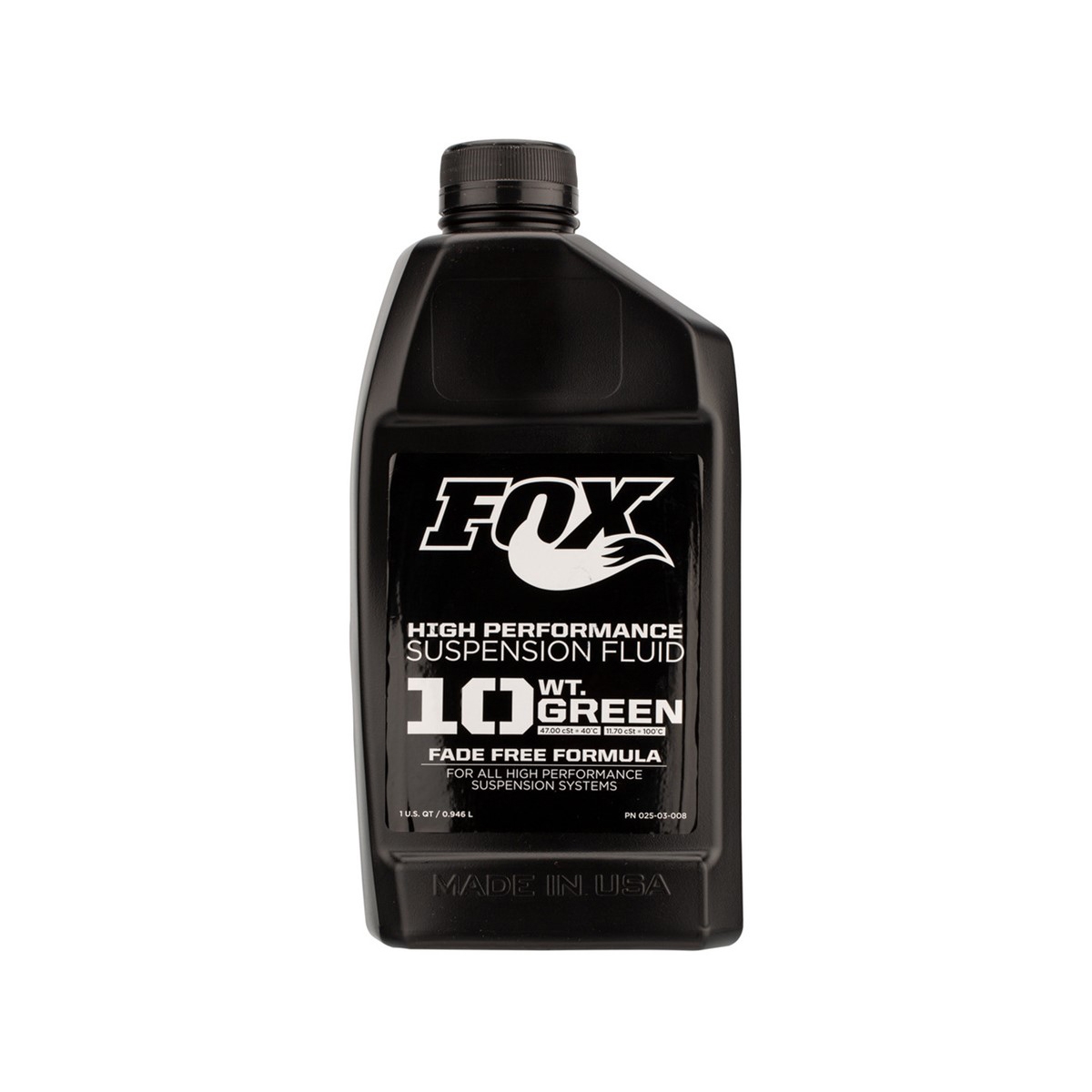 Suspension Fluid oil for shock absorbers and forks 10 WT Green 1lt