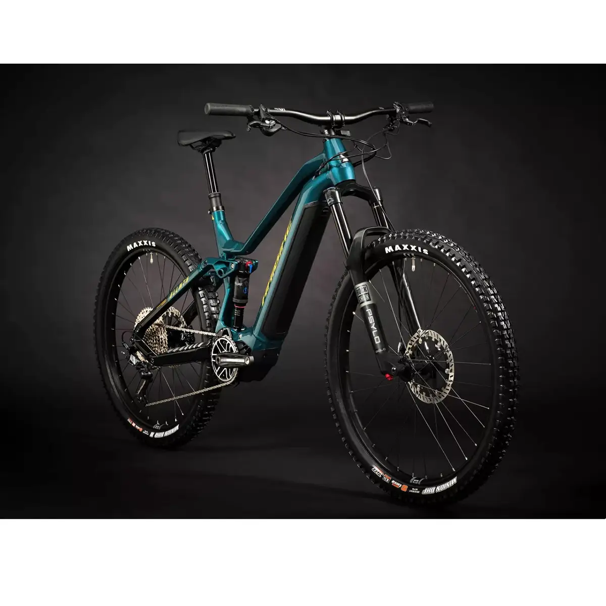 Allmtn 7 29/27.5 '' 12V 160 mm 720wh Yamaha PW-X3 Verde/Amarillo/Negro 2025 Tamaño M #1