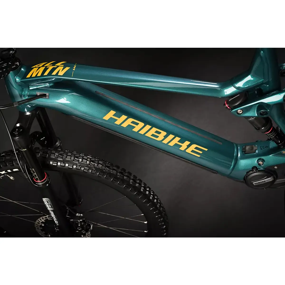 Allmtn 7 29/27.5 '' 12V 160 mm 720wh Yamaha PW-X3 Verde/Amarillo/Negro 2025 Tamaño M #3