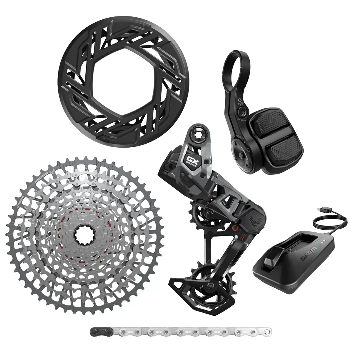 Gruppo completo ebike GX T-Type Eagle AXS EMTB 104mm 36t 10-52 - image
