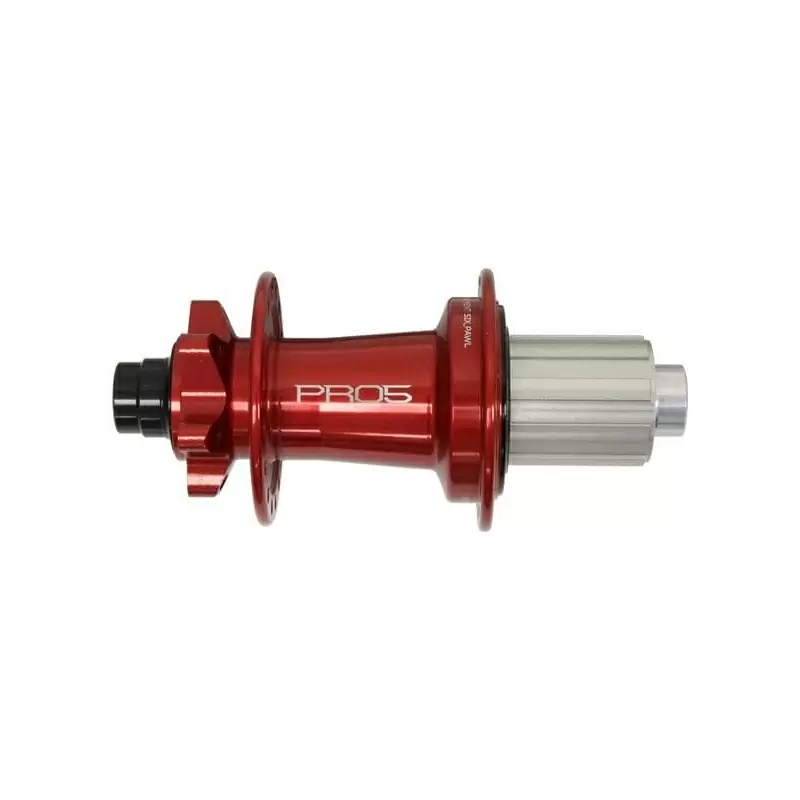 Mozzo Mtb Posteriore Disco PRO 5 Boost 12x148 HG Shimano 10/11v 32 Fori Rosso - image