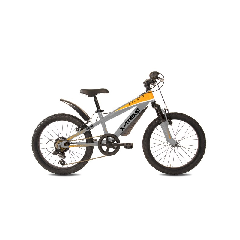 X-Treme 20 Bici Mtb 20'' 6V V-Brake Alluminio Arancio 6-8 Anni