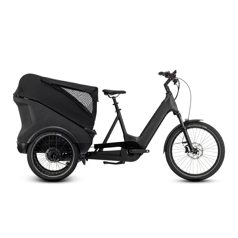 Trike Cargo Hybrid 24’’/20'' 1v 100mm 750Wh+750Wh Bosch Cargo Line Gen 4 Grigio/Nero 2025 - image