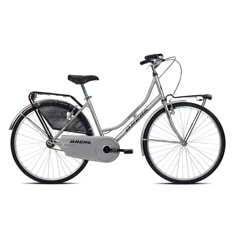 City Bike Lissabon 24'' 1 Gang Damen Silber Einheitsgröße - image