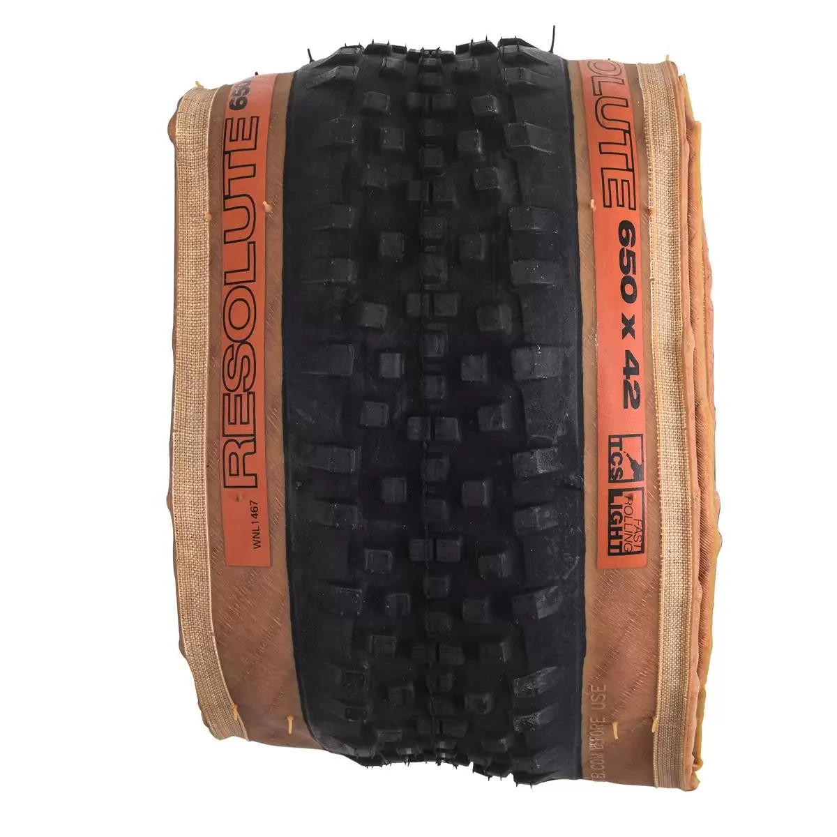 Resolute TCS Tyre 60TPI Tubeless Ready Tanwall/Black 700x42 #2