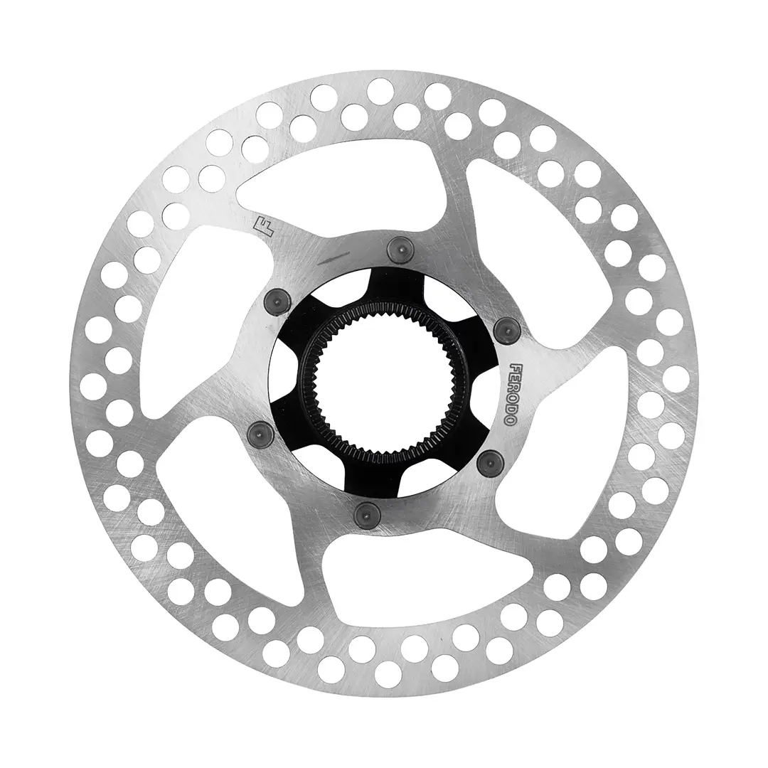 Center Lock RUNDE Scheibe DICKE 1,8 MM ohne Ring 140 mm Silber - image
