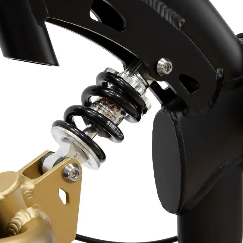 Bici Pieghevole Fat Bike BiMax XL 20'' 7v 614Wh Bafang Nero/Oro Taglia Unica #6