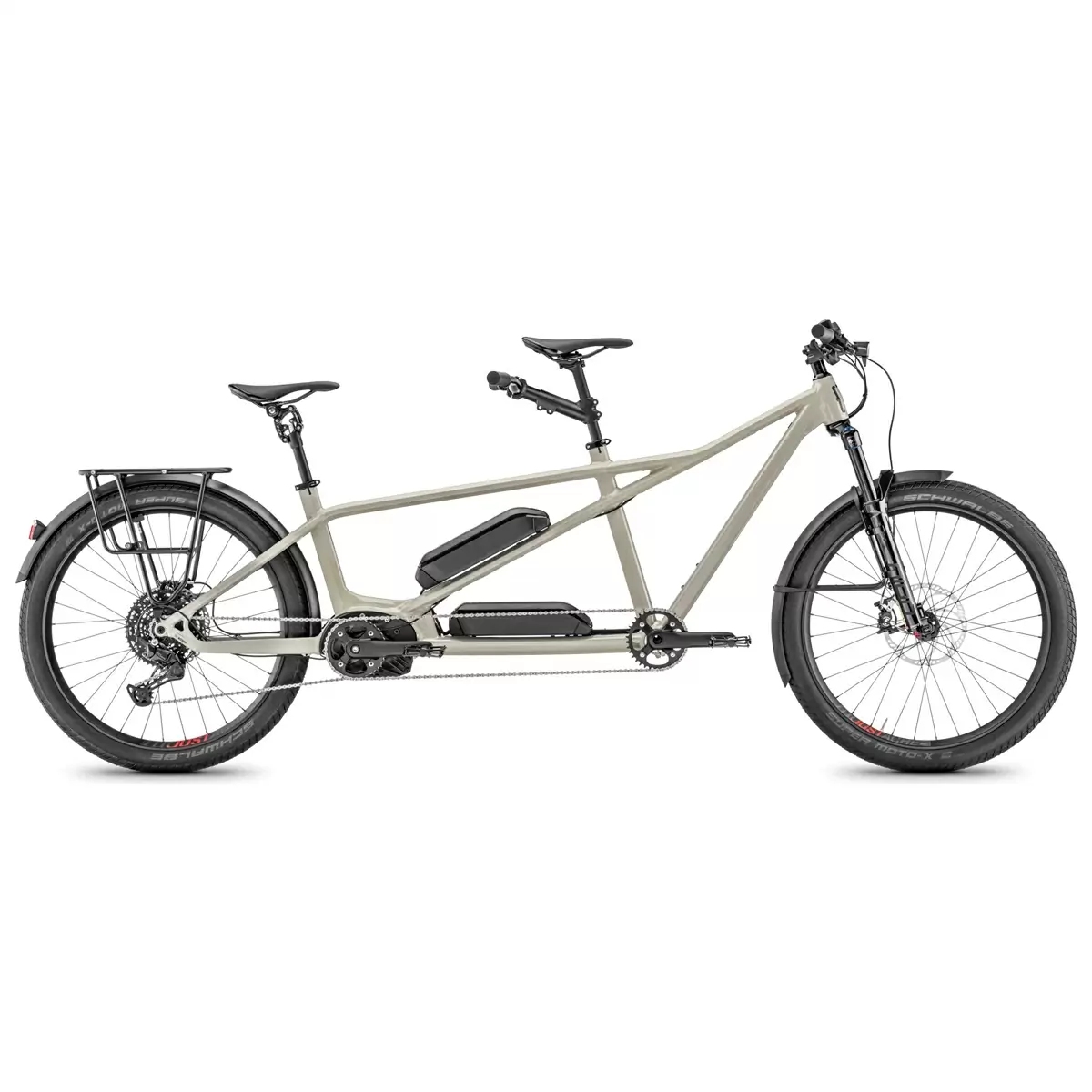Tandem E-bike Samedi 27 X2 TRK 27.5 140mm 11v 545+545Wh Bosch Performance Line CX Smart Size M/L - image