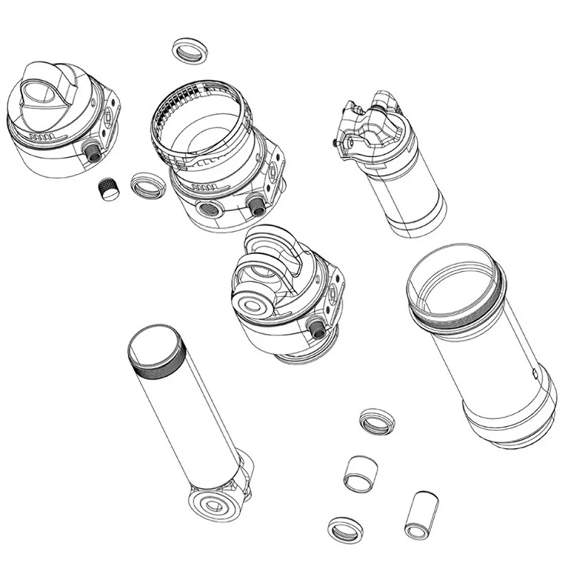 Gruppo Corpo Ammortizzatore Con Occhiello Vivid Coil (2025+) C1 37.5-45 Vivid Coil C1 (2025+)