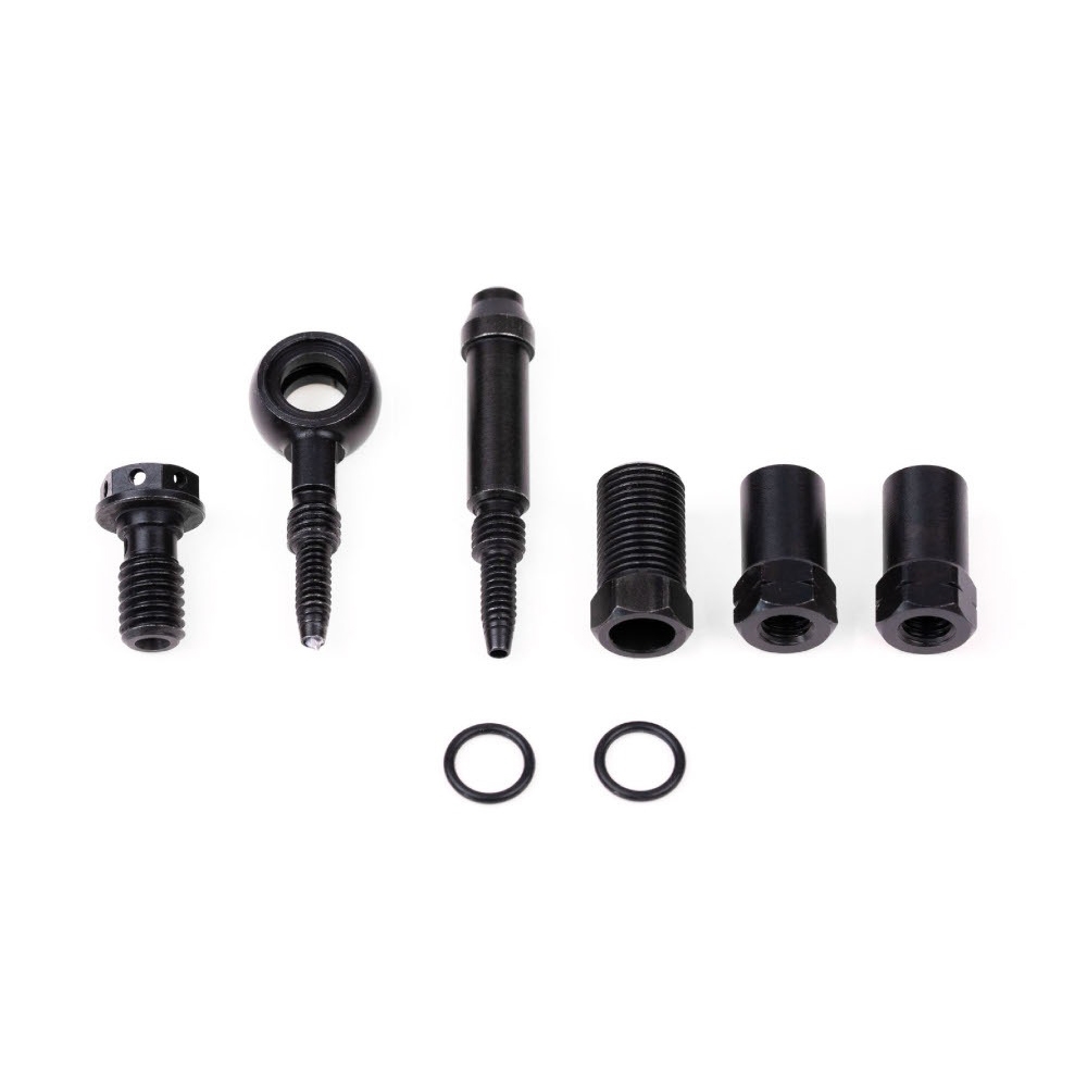 Kit raccordi tubo idraulico Goodridge 6mm con Banjo per Direttissima - Maxima Nero