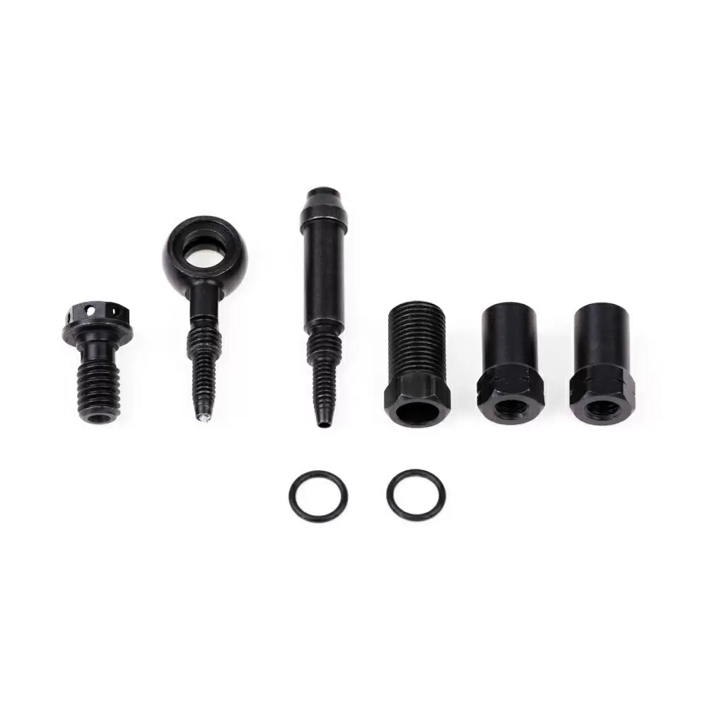 Kit raccordi tubo idraulico Goodridge 6mm con Banjo per Direttissima - Maxima Nero - image