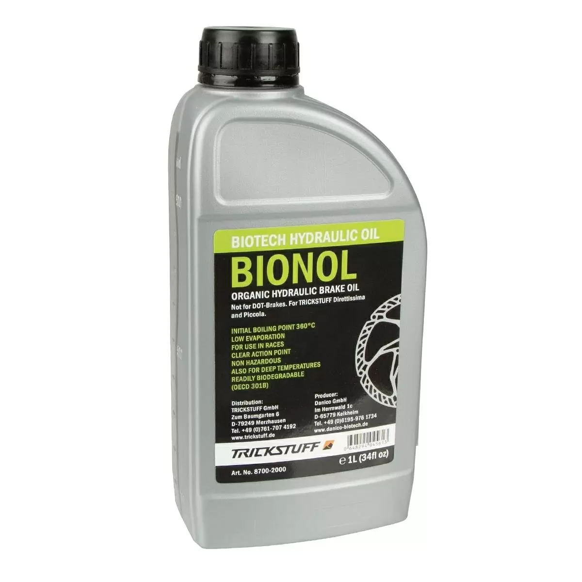 Olio Freni Minerale Bionol Alto Grado di ebollizione 1000ml - image