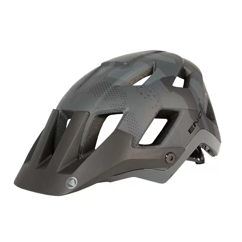Hummvee Plus MTB Enduro Helmet Grey Camo Size S/M (51-56cm) - image