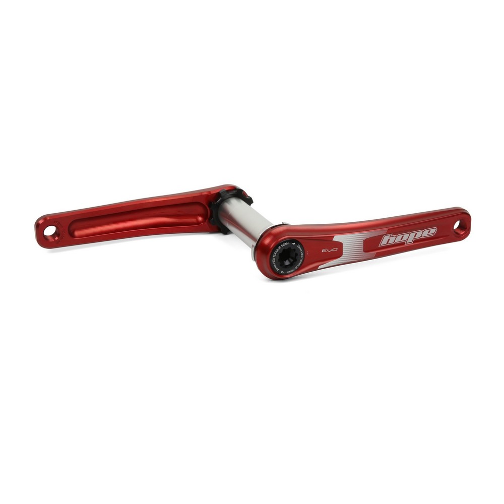 Crankset Evo without chainring 165mm Q-Factor 167mm Red