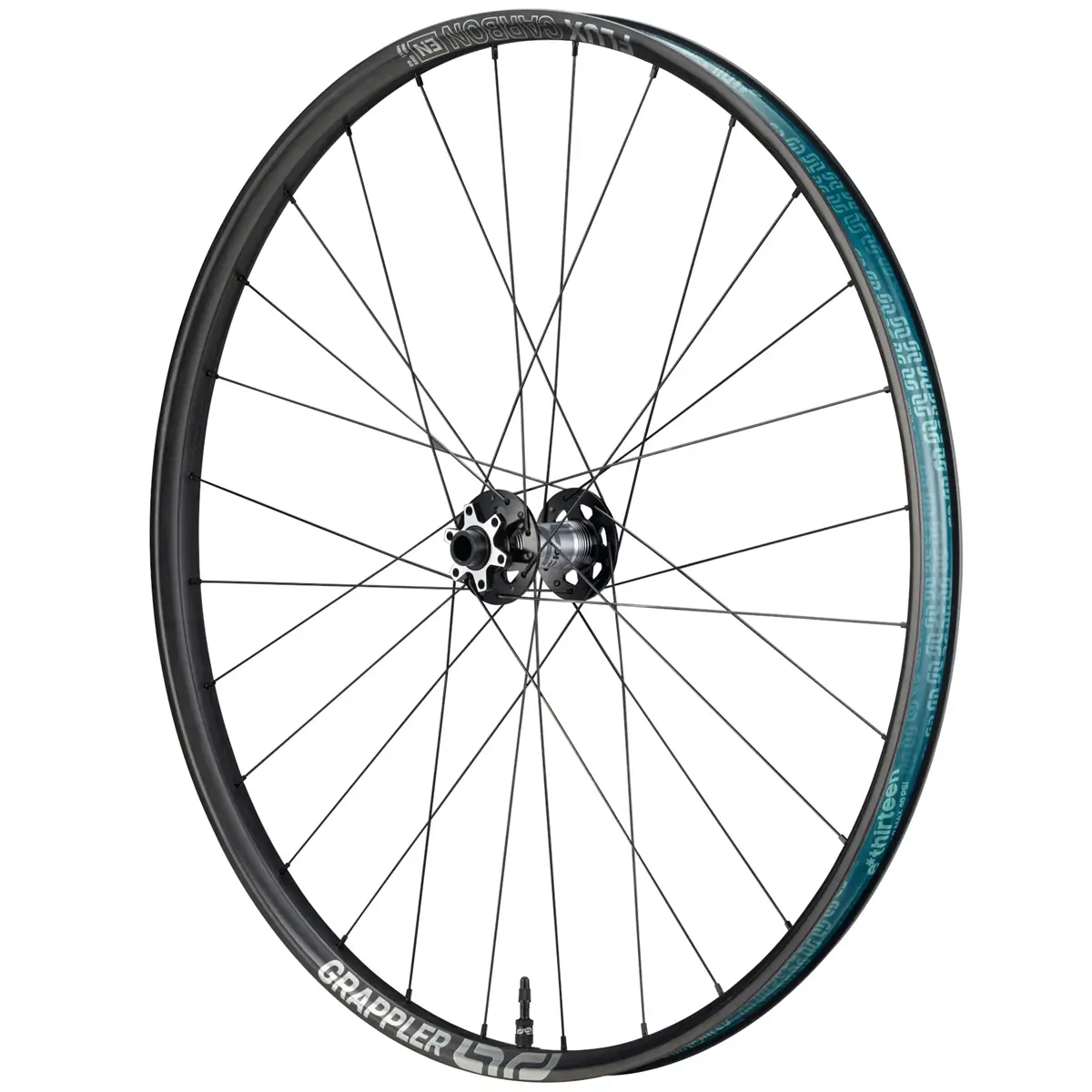 Front wheel grappler sidekick flux carbon enduro 29 x 30mm 28 holes 15x110mm boost black - image