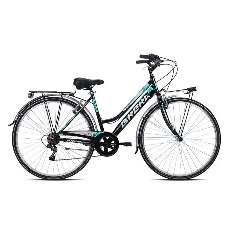 Bici City Trendy 28'' 7v Mujer Negro/Tiffany Talla S - image