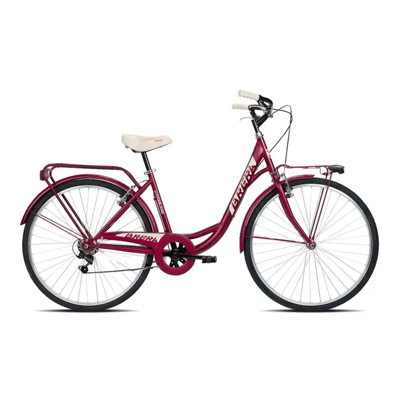 City Bike Via Milano 26'' 6v Damen Bordeaux Einheitsgröße - image