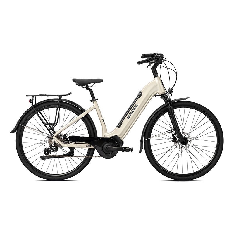 Vélo Électrique Urban Trekking Uptime Femme 28'' 8 Vitesses 540Wh Brushless Sable Taille S
