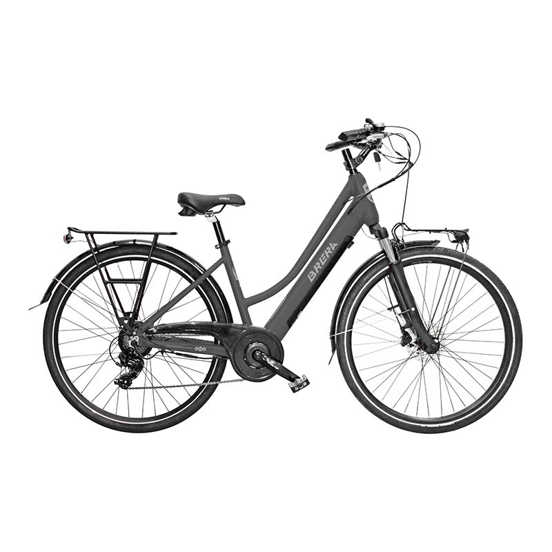 Bici E-Urban City Freelady Donna 28'' 7v 470Wh Brushless Antracite Taglia S