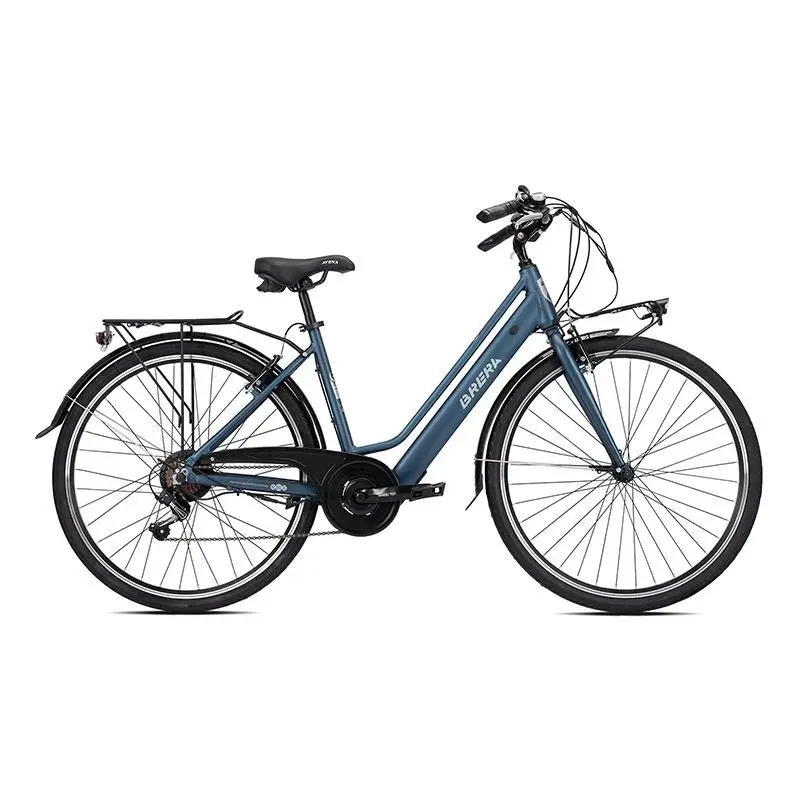 Bicicleta Eléctrica Urbana City Horizonte Mujer 28'' 7v 360Wh Brushless Azul Talla S - image