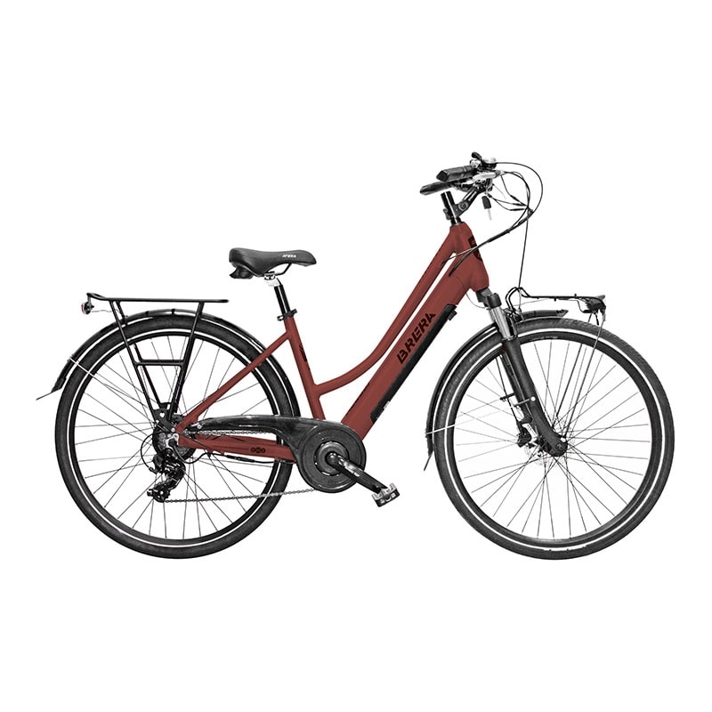 Bici E-Urban City Freelady Donna 28'' 7v 470Wh Brushless Rosso Taglia S