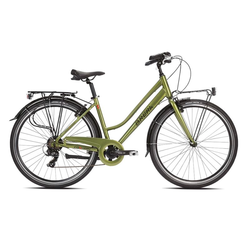 Bici City Mujer Connery 28'' 3x7v Verde Talla S