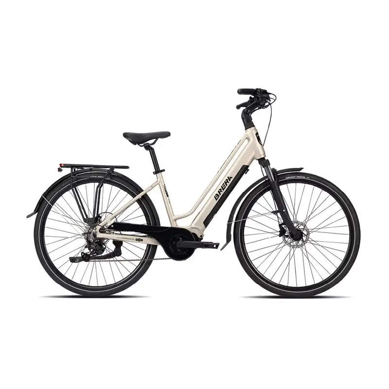 Bicicleta E-Urban City Voyager Mulher 28'' 8v 470Wh Brushless Areia Tamanho S - image