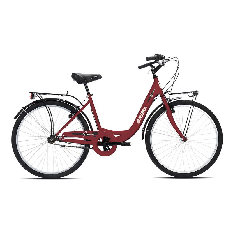Geneva City Bike 26'' 1-Speed Women's Dark Red Matte One Size