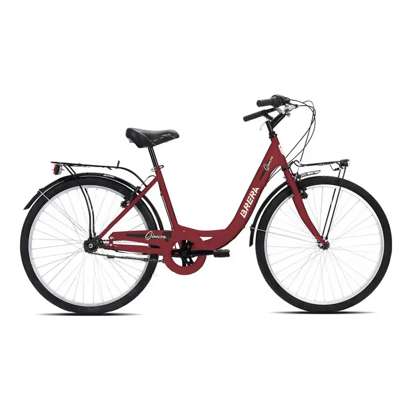 Geneva City Bike 26'' 1-Speed Women's Dark Red Matte One Size - image