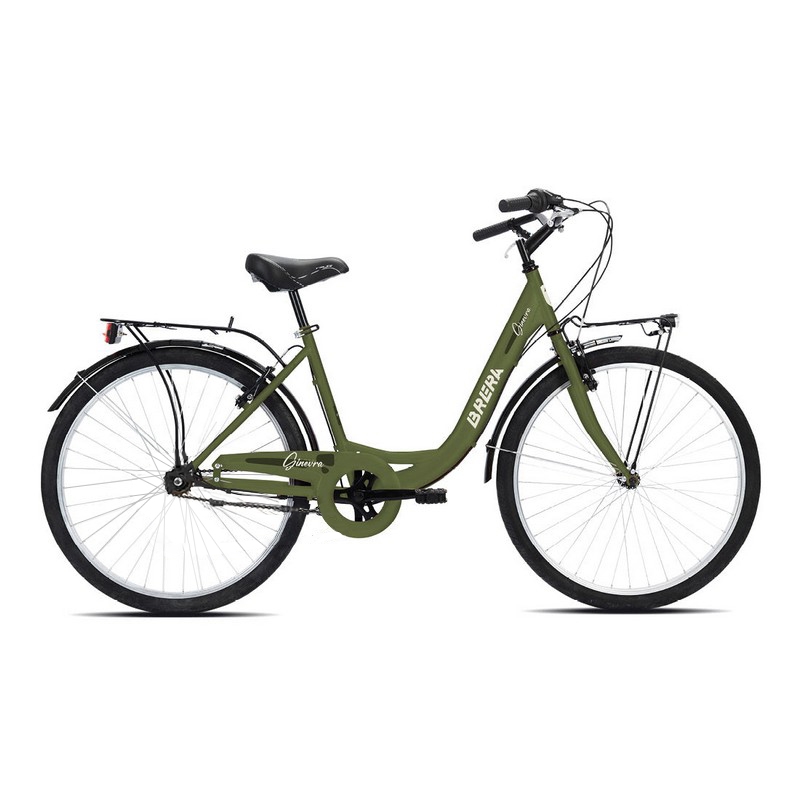 Bicicleta Urbana Genebra 26'' 1v Feminina Verde Militar Fosco Tamanho Único