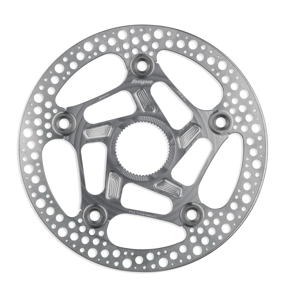 Disco Flottante RX Centerlock 160mm Silver