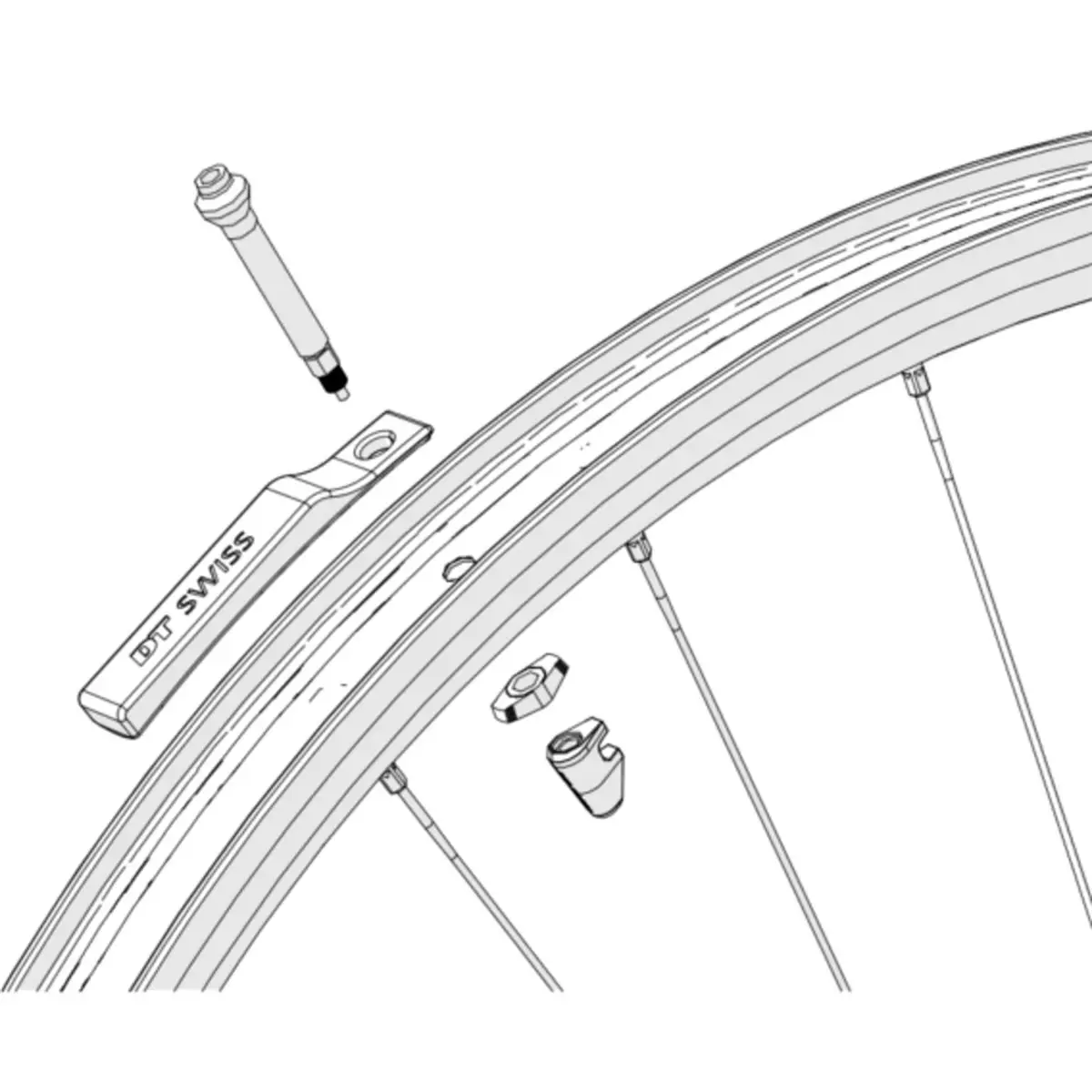 Integrated EBIKE CIRCLE MAGNES FOR SCHRADER VALVE - AMERICA FOR BOSCH CX / SX MOTORS #1