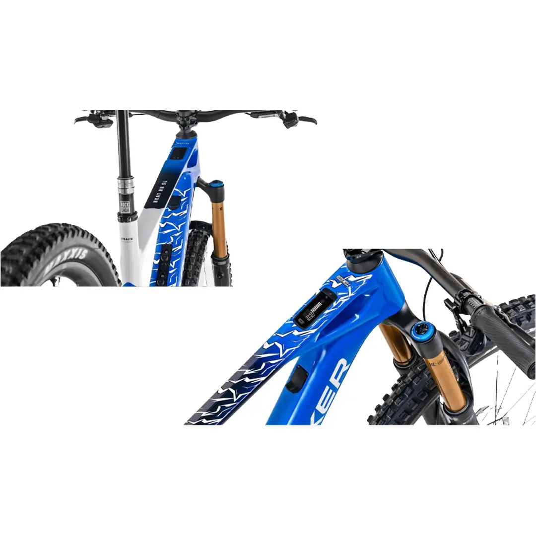 Kit Adesivi Protezione Telaio Trasparente Lightning Asphalt - Finitura Ruvida #5