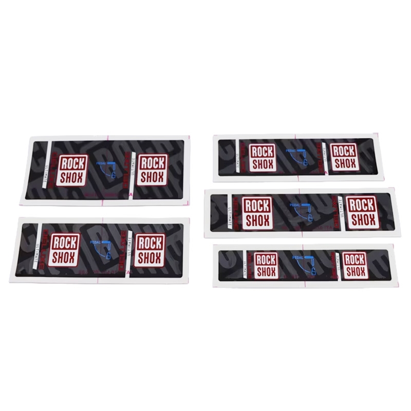 DecalKit Ammortizzatore Deluxe gen. c Rosso/Bianco