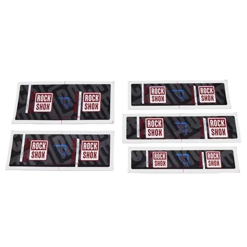 DecalKit Ammortizzatore Deluxe gen. c Rosso/Bianco - image