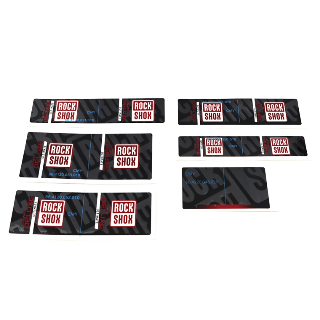 DecalKit Ammortizzatore Super Deluxe gen. c Rosso/Bianco