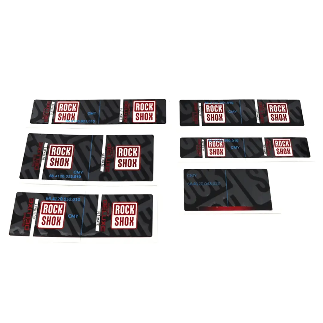 DecalKit Ammortizzatore Super Deluxe gen. c Rosso/Bianco - image