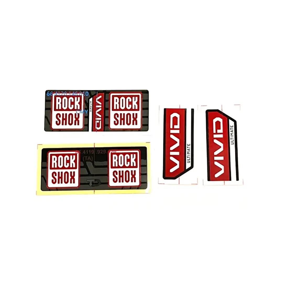 DecalKit Ammortizzatore Vivid air / Coil fa gen. c Rosso/Bianco - image