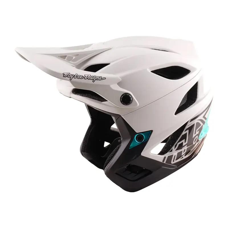 Casco Integral Stage Stunt Drone Pumita/Real Teal Talla XL/XXL (60-63) - image