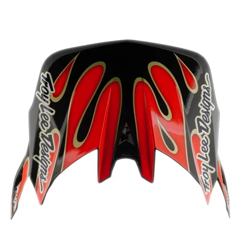 Visor Casco D4 Overspray Blanco/Rojo Talla Única - image