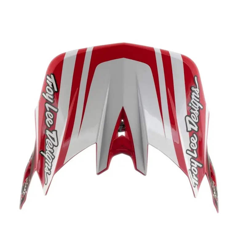 D4 The Line Rot/Weiß Einheitsgröße Helmvisier - image