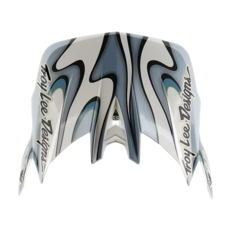 Visor Casco D4 Torched Blanco/Plateado Talla Única - image