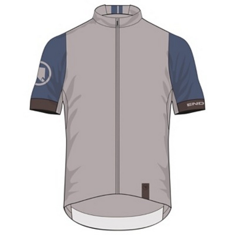 Jersey de Carretera Manga Corta FS260 Ajuste Relajado Titanio Talla XS