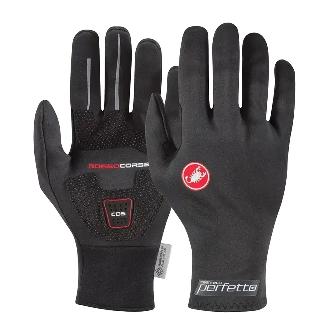 Perfekte Winterhandschuhe Rot Schwarz Größe XS - image